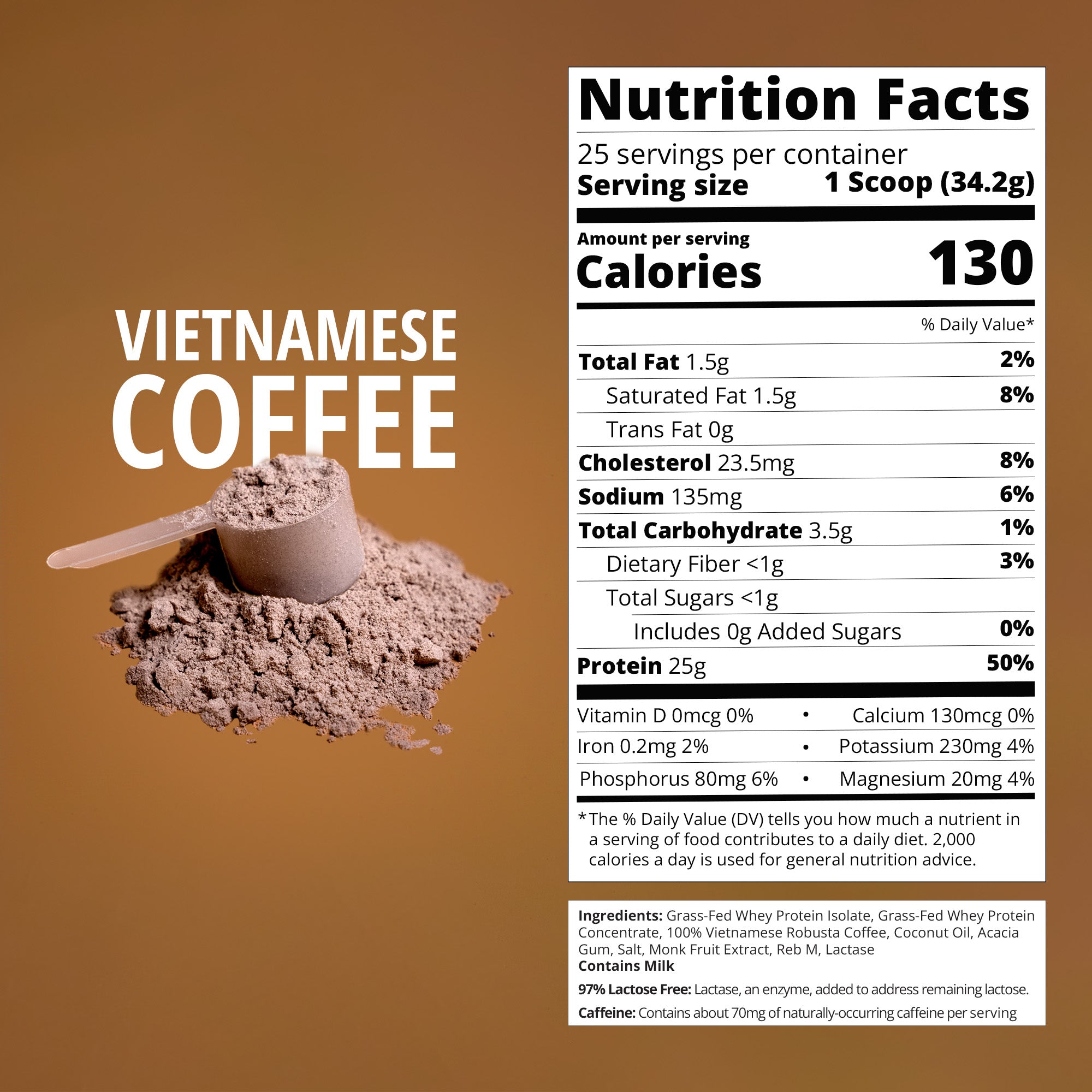 Vietnamese Coffee Whey Protein