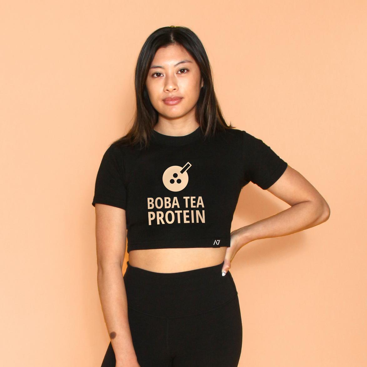 Boba Tea Protein x A7 Intl - Women's Bar Grip Crop